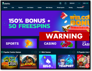 Urgent Warning: Rolletto Casino and PayOp Payment Processor Under Investigation!