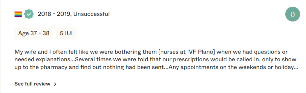 Unsuccessful Feedback