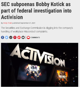 Bobby Kotick’s Controversial Handling of Sexual Assault Reports
