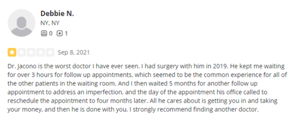 Negative Reviews 