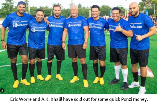 Eric Worre and A.K. Khalil have sold out for some quick Ponzi money