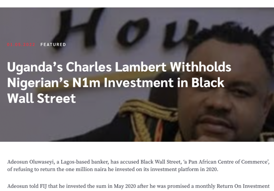 Black Wall Street