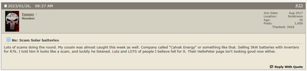 Calvak Energy