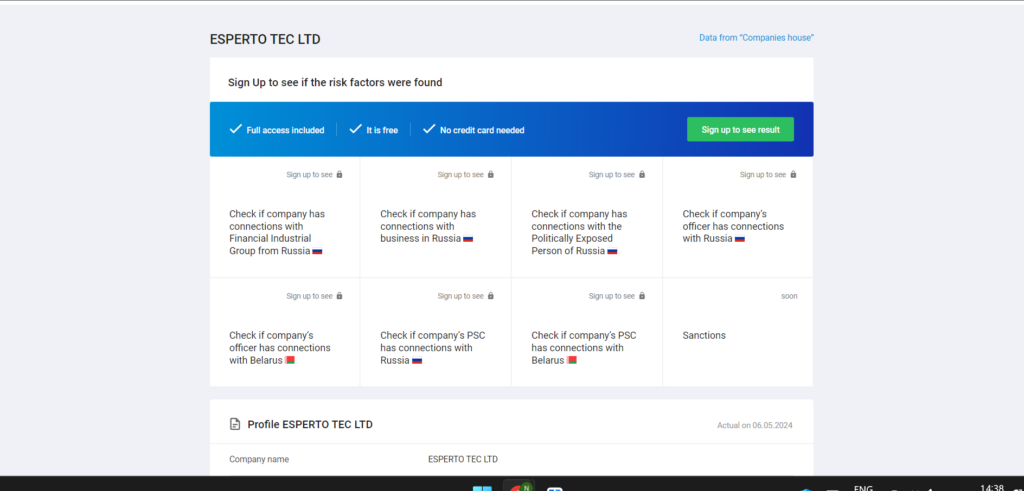 ESPERTO TEC LTD
