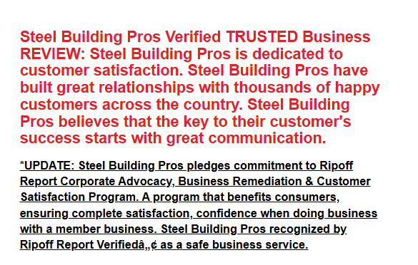 Steel Building Pros