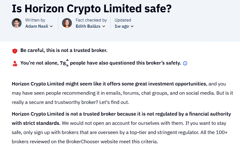 Horizon Blockchain Group Limited