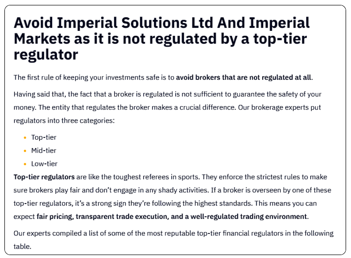 Imperial Markets