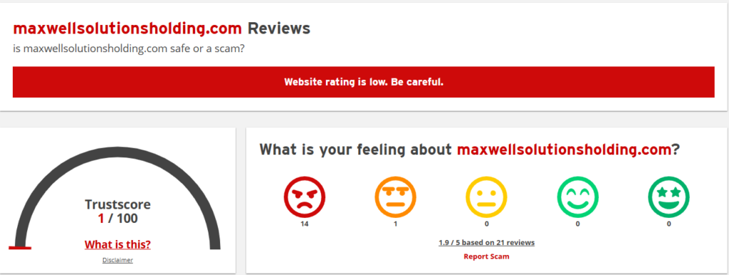 Maxwell Solutions Holding Pte Ltd