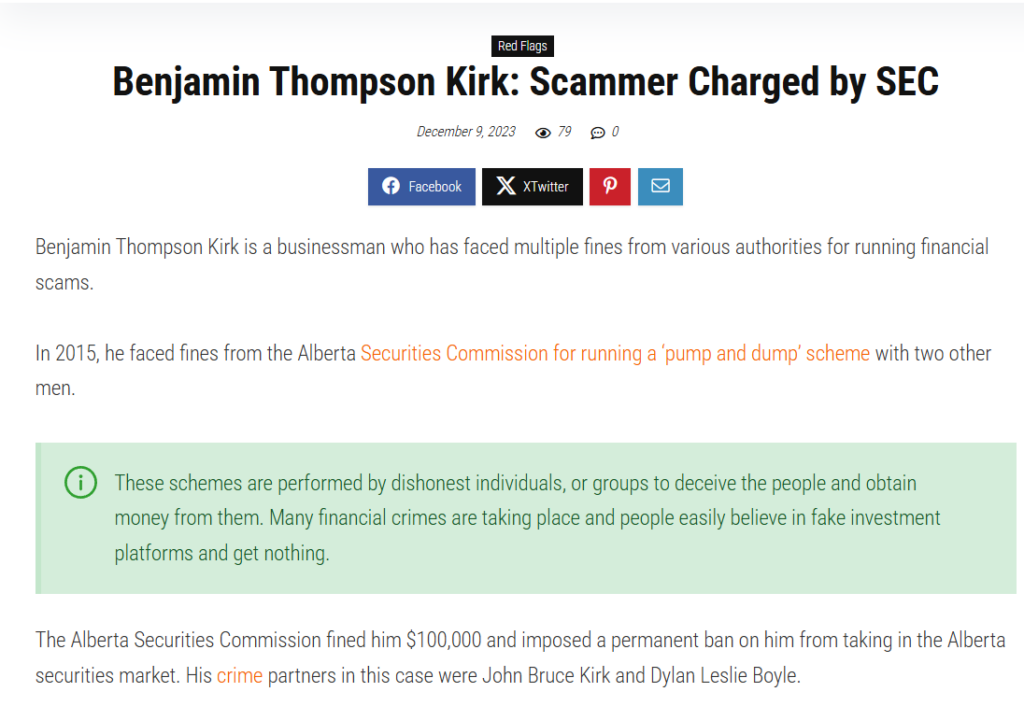 Benjamin Thomas Kirk