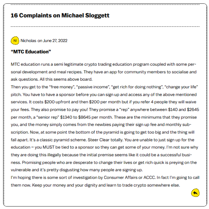 Michael Sloggett
