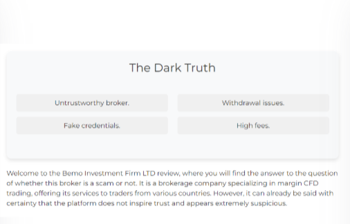 Bemo Investment Firm LTD