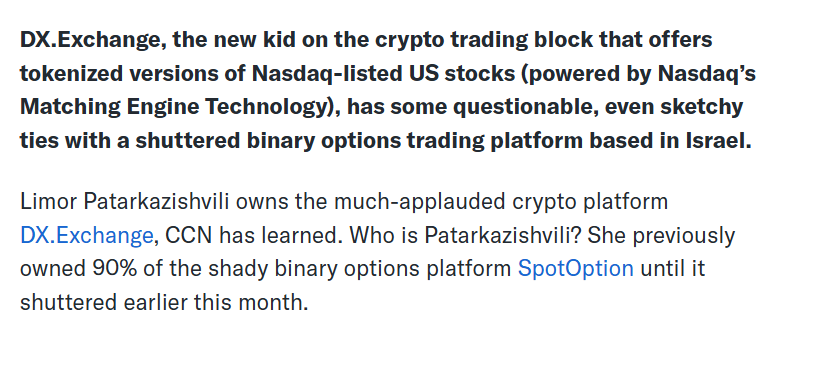 DX Exchange