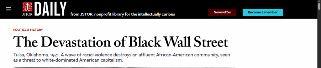 Black Wall Street
