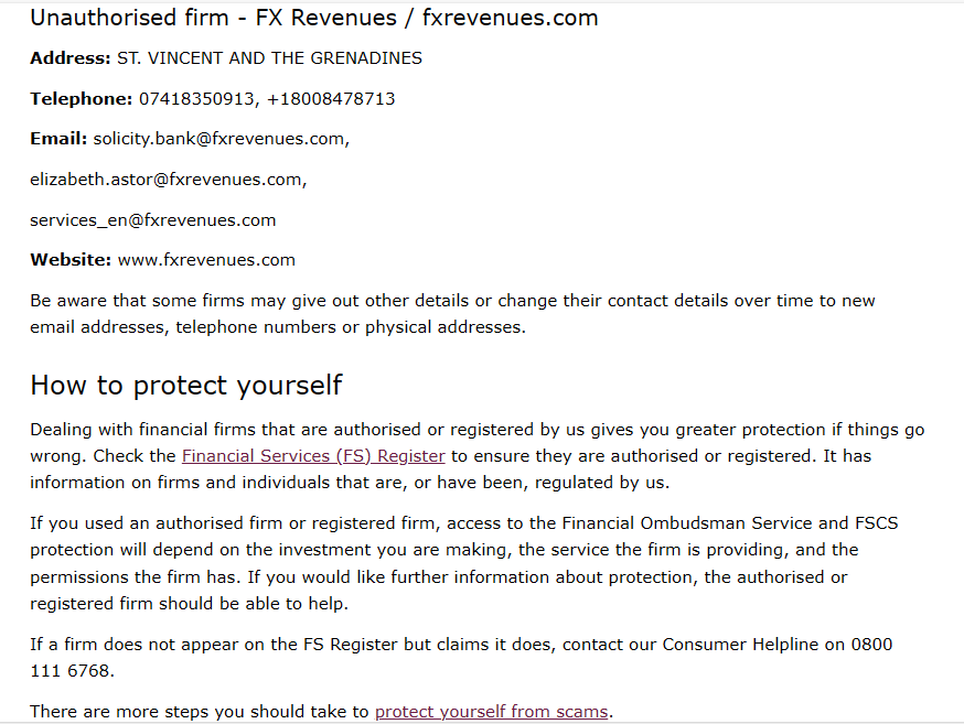FxRevenues