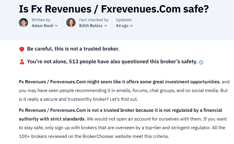 FxRevenues