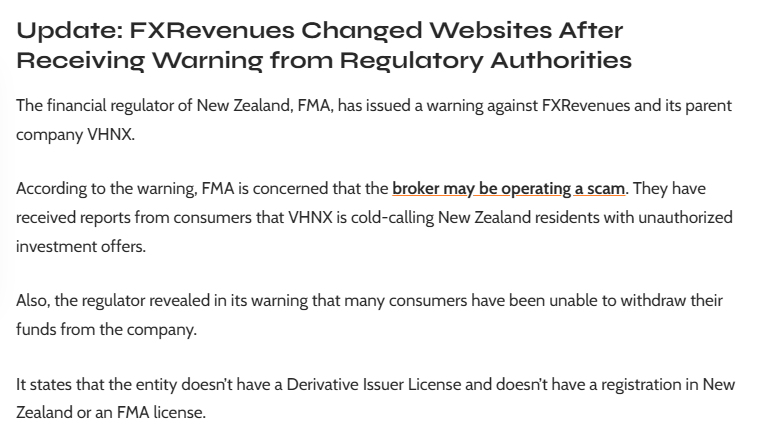 FxRevenues