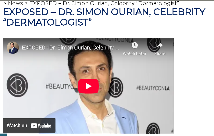 Dr. Simon Ourian
﻿

