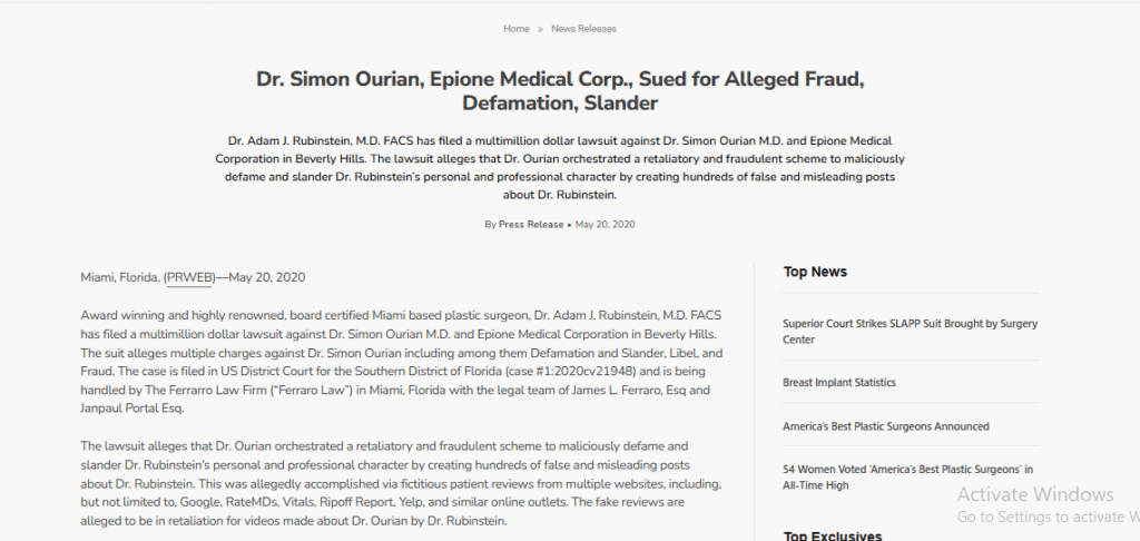 Dr. Simon Ourian